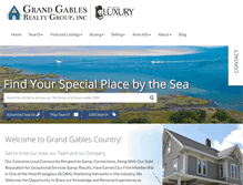 Tablet Screenshot of grandgables.com